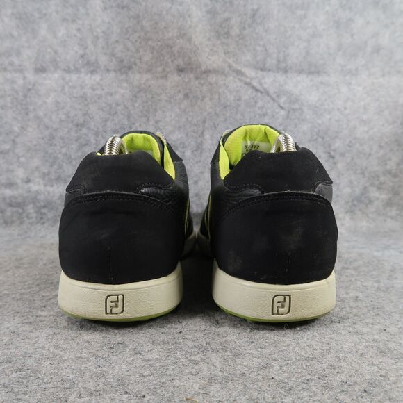 Footjoy Shoes Men 9 Golf Athletic Casual Lifestyle Leather Sneaker Contour Black main image 5